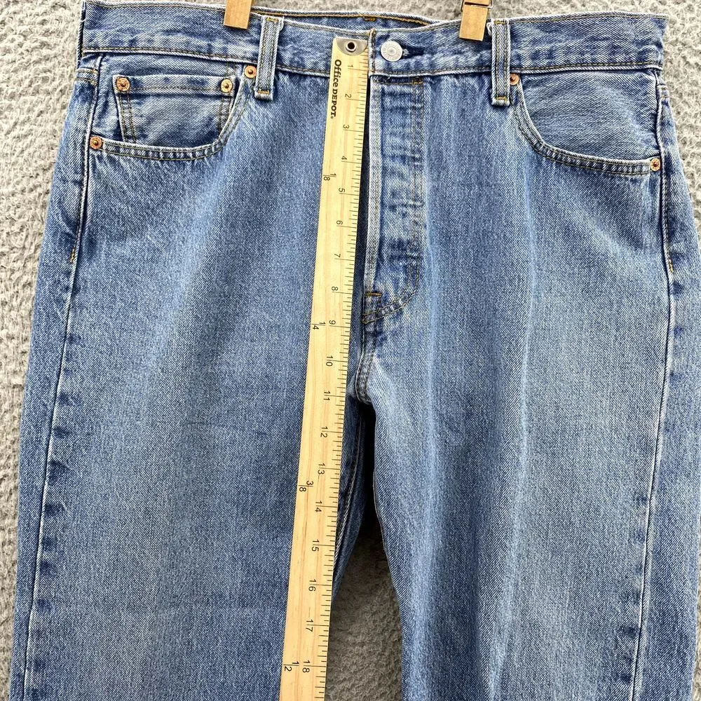 Levis 501 XX Jeans Men 34x28* Whisker Straight Button Fly 90s Streetwear Classic